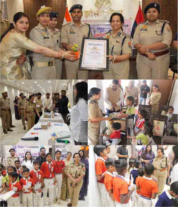 अंतर्राष्ट्रीय महिला दिवस पर उत्कृष्ट कार्य करने वाली 08 महिला आरक्षियों को पुलिस उपमहानिरीक्षक/वरिष्ठ पुलिस अधीक्षक, झाँसी ने किया सम्मानित